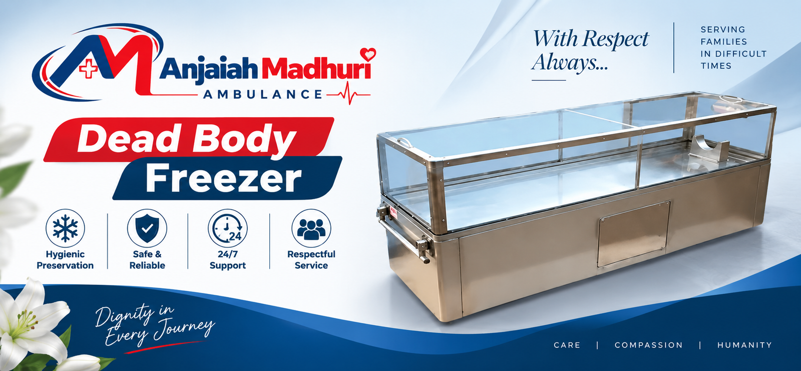 Dead Body Freezer Service